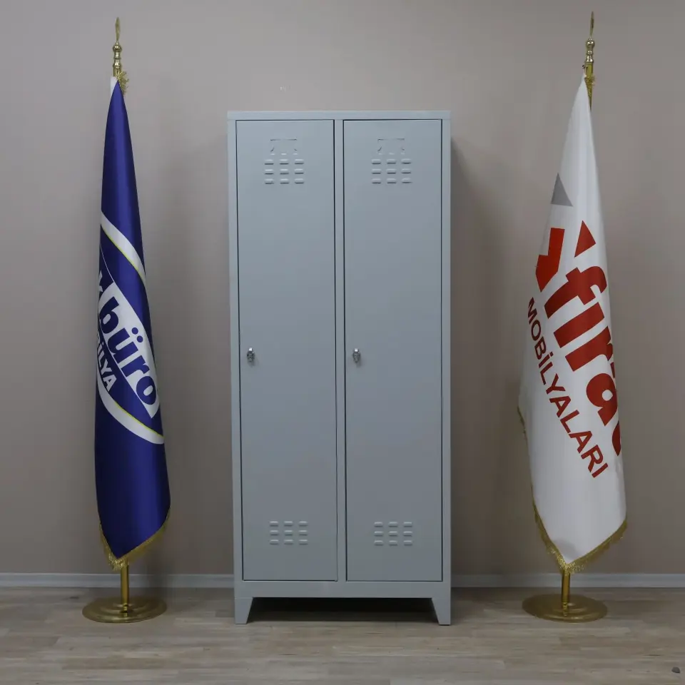 2'li Çelik Soyunma Dolabı (Eko 2'li)