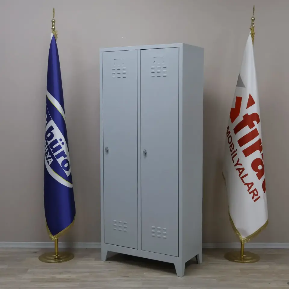 2'li Çelik Soyunma Dolabı (Eko 2'li)