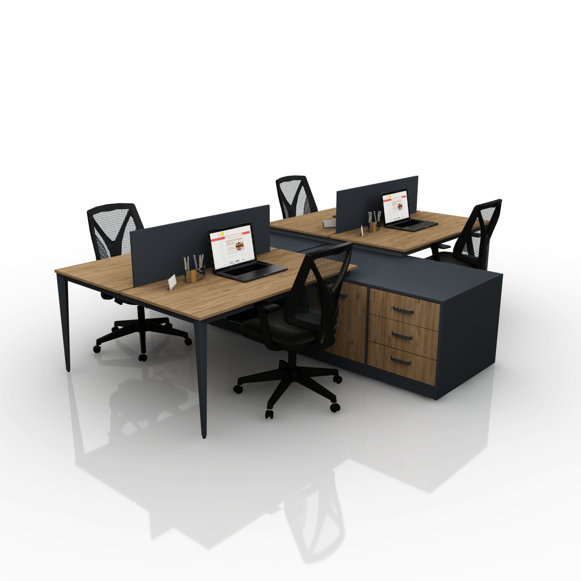 Picasso Dörtlü Workstation