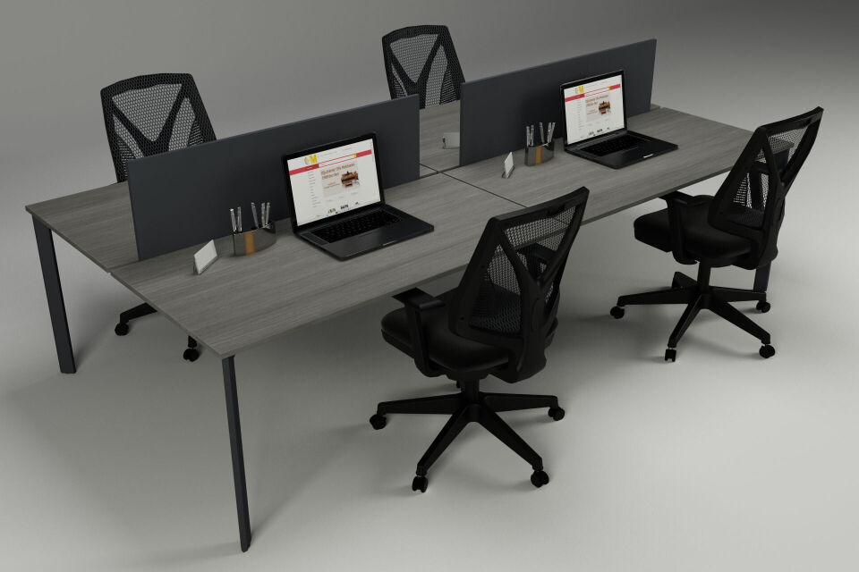 Beşgen Dörtlü Workstation