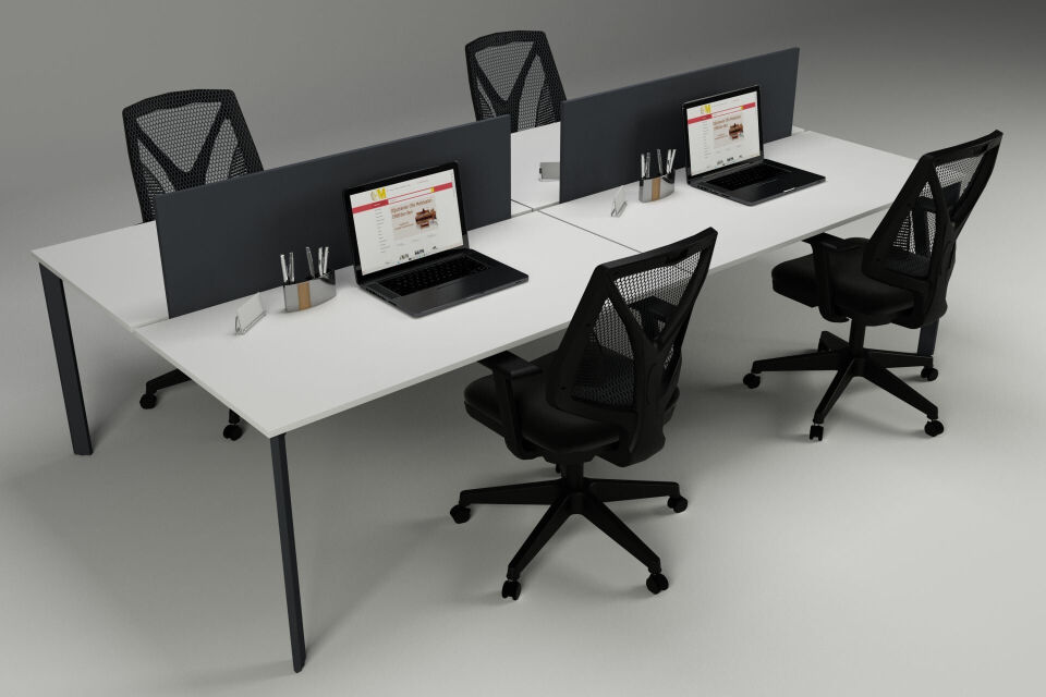 Beşgen Dörtlü Workstation
